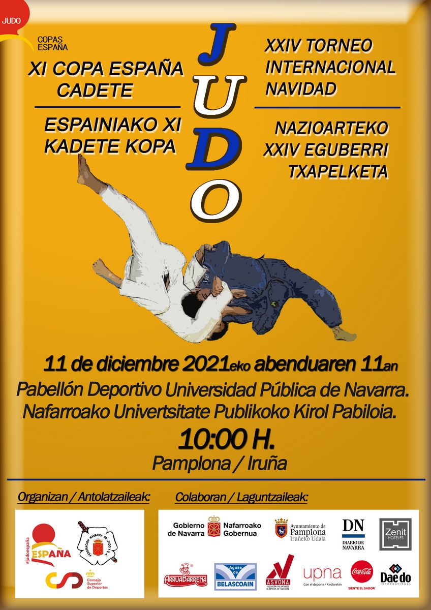 SORTEO Y NUEVA HORARIO COPA DE ESPA&Ntilde;A CADETE PAMPLONA 11-12-21